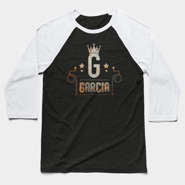 Garcia Name style Design Baseball T-Shirt by Suryaraj